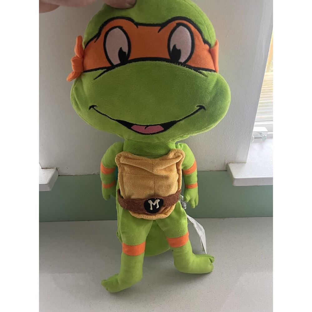 Teenage Mutant Ninja Turtles Seat Pets Michaelangelo 18" Plush Seatbelt Pillow